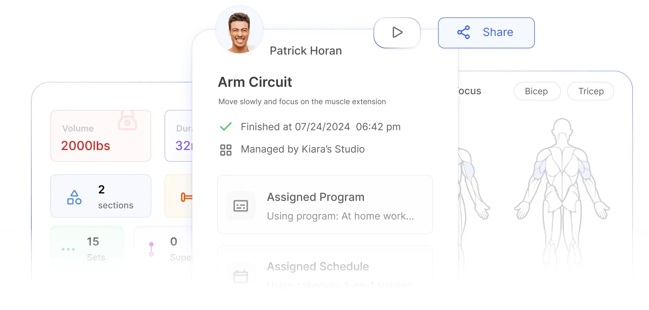 share training summary